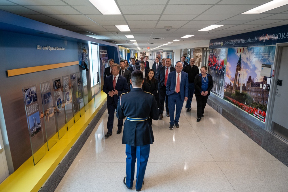 NASCAR/Charlette Motor Speedway/Coca-Cola leaders meet with Senior Defense Leadership