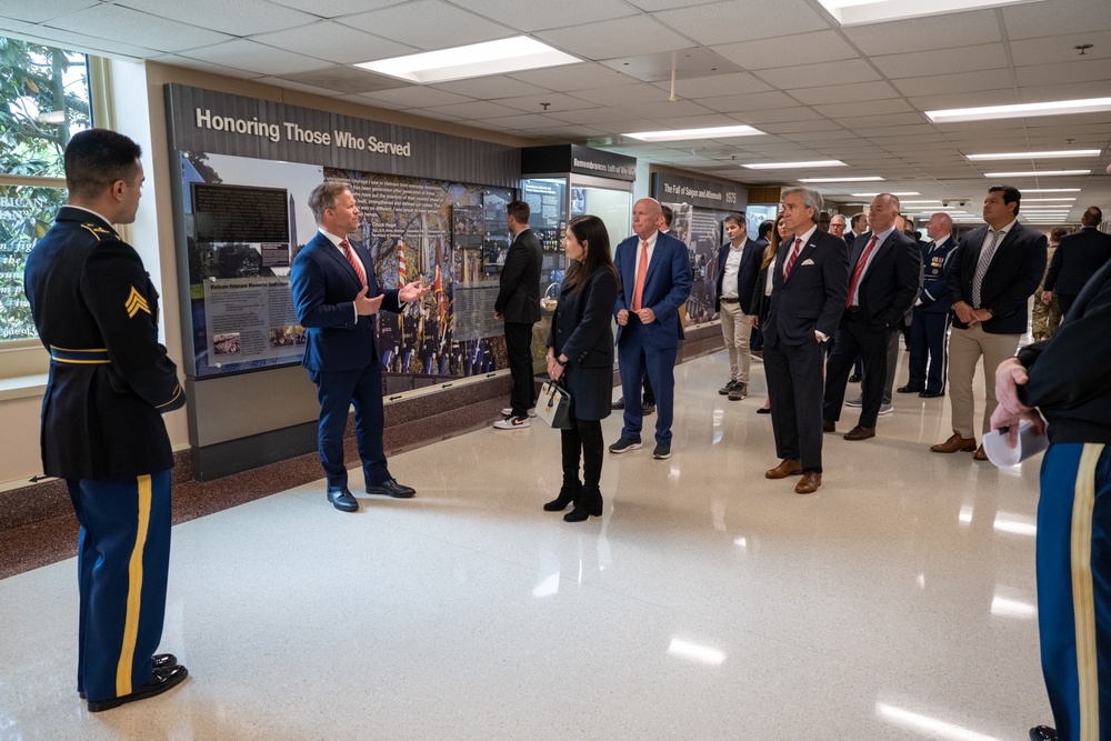 NASCAR/Charlette Motor Speedway/Coca-Cola leaders meet with Senior Defense Leadership