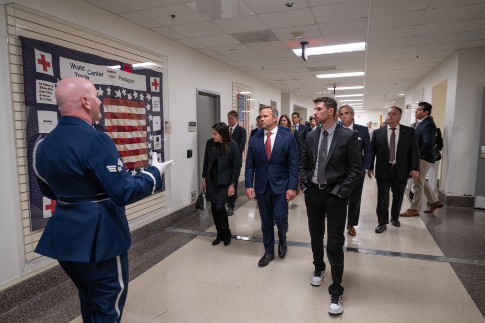 NASCAR/Charlette Motor Speedway/Coca-Cola leaders meet with Senior Defense Leadership