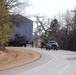 Contractors move fourth World War II-era barracks to new location in April 2023