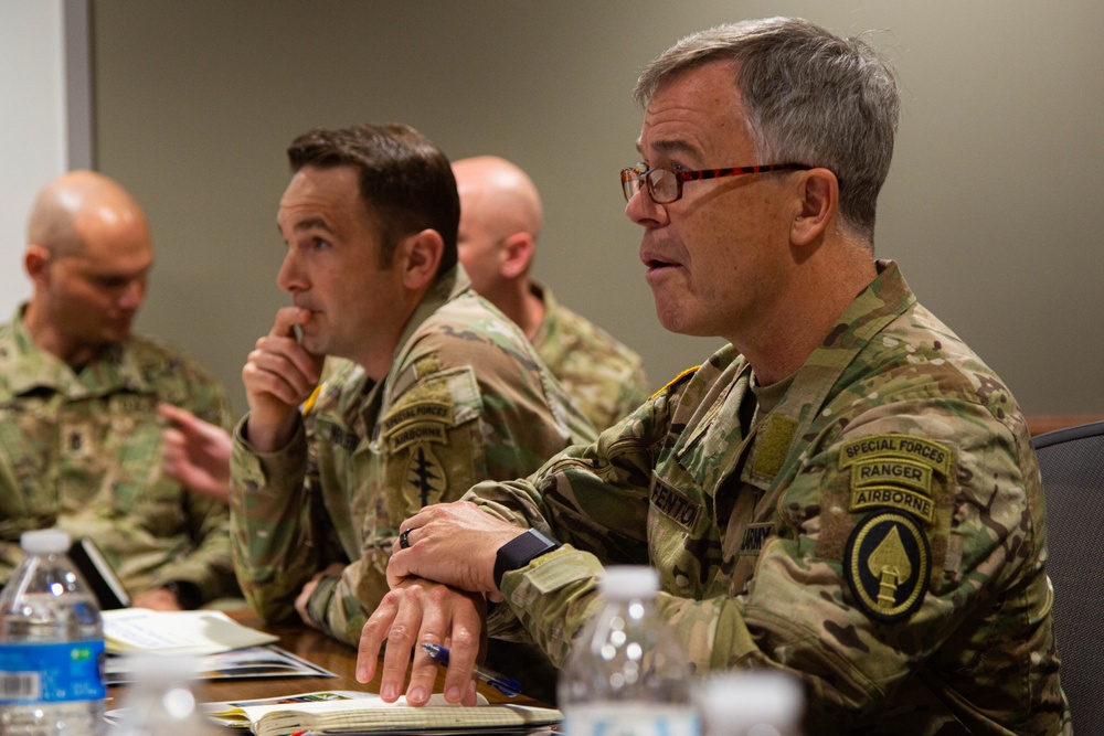 General Bryan P. Fenton visits 10th Special Forces Group (Airborne)