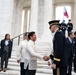 Philippine President Ferdinand R. Marcos Jr. Participates in an Armed Forces Full Honors Wreath-Laying Ceremony at the Tomb of the Unknown Soldier