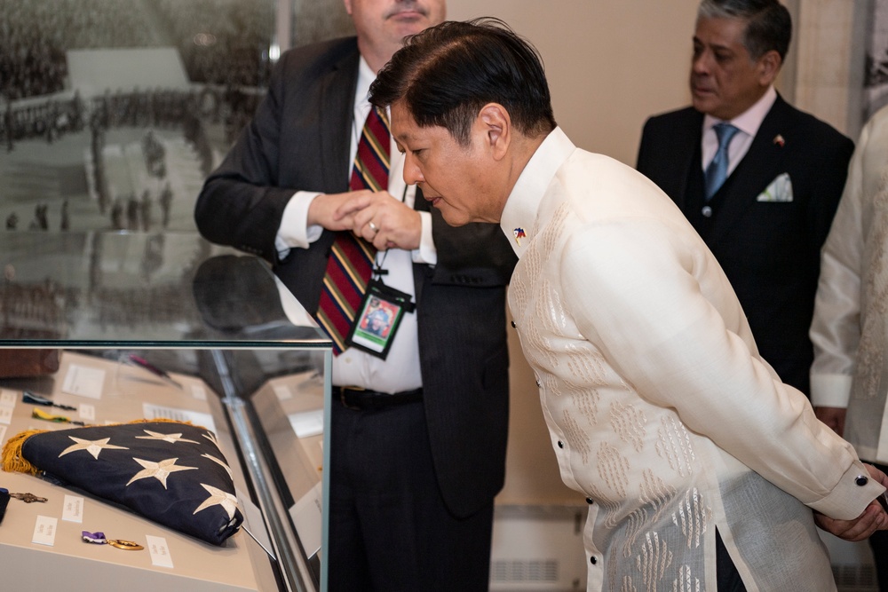 Philippine President Ferdinand R. Marcos Jr. Participates in an Armed Forces Full Honors Wreath-Laying Ceremony at the Tomb of the Unknown Soldier