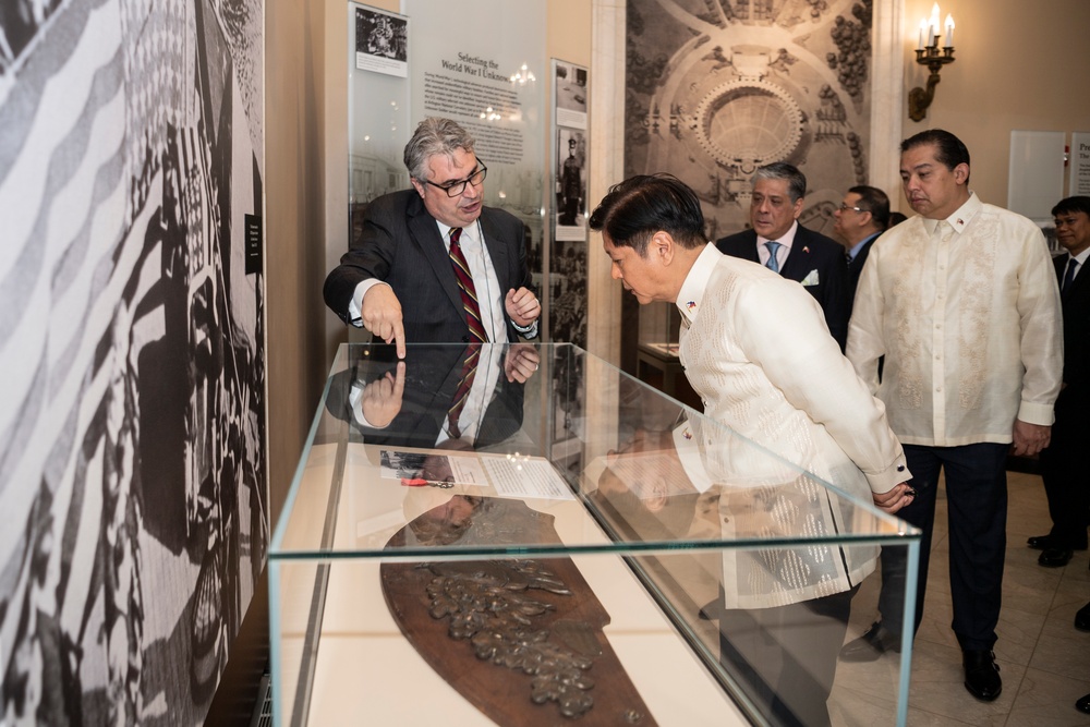 Philippine President Ferdinand R. Marcos Jr. Participates in an Armed Forces Full Honors Wreath-Laying Ceremony at the Tomb of the Unknown Soldier