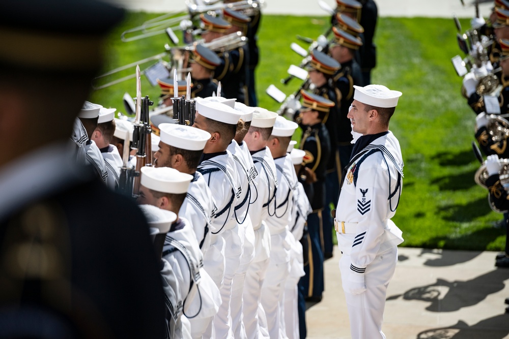 Philippine President Ferdinand R. Marcos Jr. Participates in an Armed Forces Full Honors Wreath-Laying Ceremony at the Tomb of the Unknown Soldier