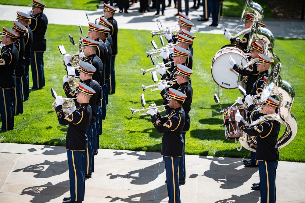 Philippine President Ferdinand R. Marcos Jr. Participates in an Armed Forces Full Honors Wreath-Laying Ceremony at the Tomb of the Unknown Soldier