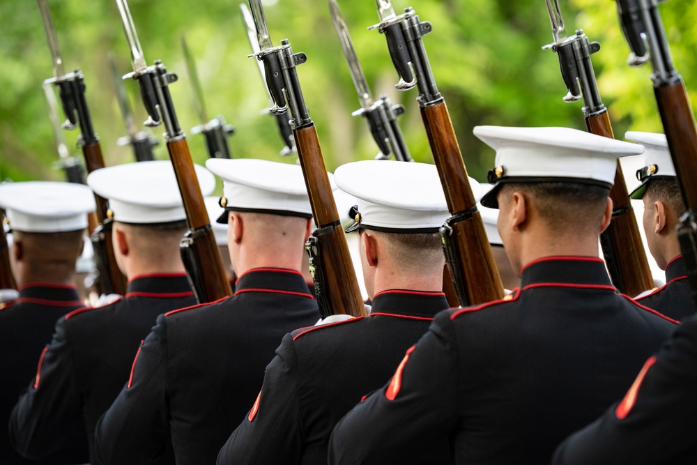 Philippine President Ferdinand R. Marcos Jr. Participates in an Armed Forces Full Honors Wreath-Laying Ceremony at the Tomb of the Unknown Soldier