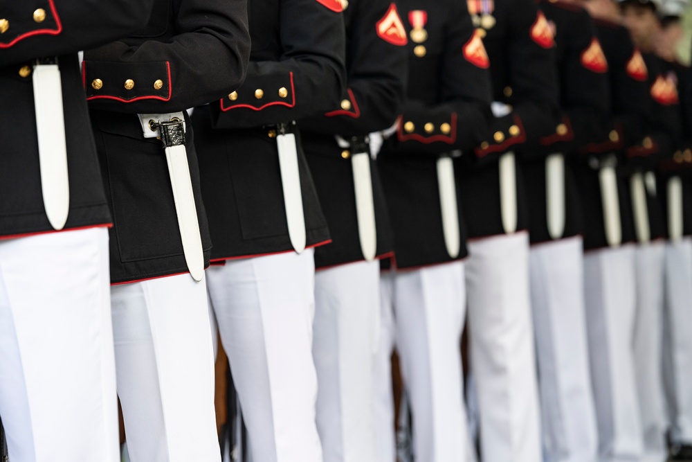 Philippine President Ferdinand R. Marcos Jr. Participates in an Armed Forces Full Honors Wreath-Laying Ceremony at the Tomb of the Unknown Soldier