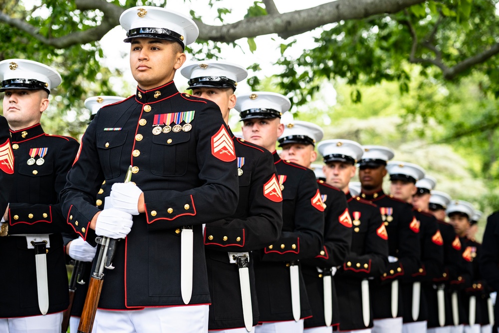 Philippine President Ferdinand R. Marcos Jr. Participates in an Armed Forces Full Honors Wreath-Laying Ceremony at the Tomb of the Unknown Soldier