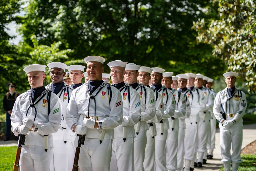 Philippine President Ferdinand R. Marcos Jr. Participates in an Armed Forces Full Honors Wreath-Laying Ceremony at the Tomb of the Unknown Soldier