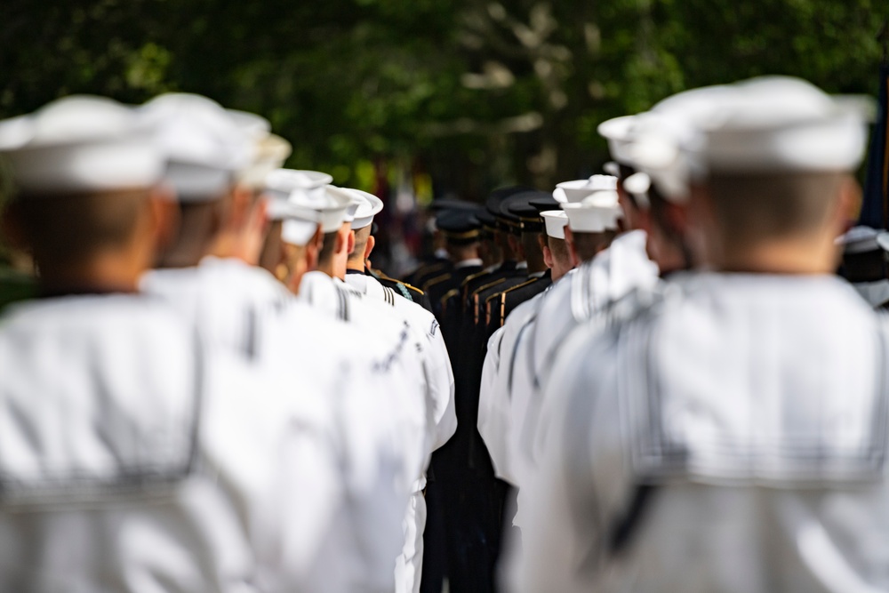 Philippine President Ferdinand R. Marcos Jr. Participates in an Armed Forces Full Honors Wreath-Laying Ceremony at the Tomb of the Unknown Soldier