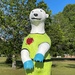 Lyster paints Sgt. Ted E. Bear to celebrate Nurses Week