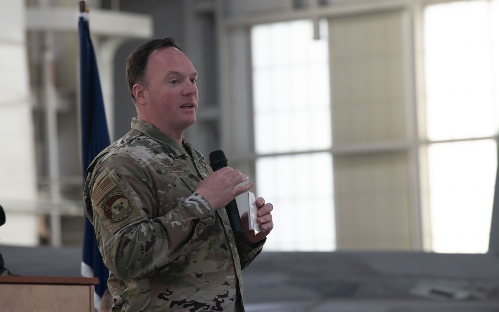 Senior Master Sgt. Southworth promotes to Chief Master Sgt.