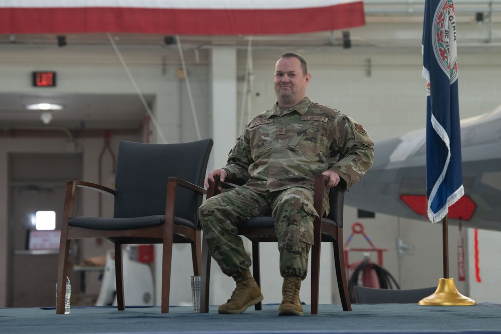 Senior Master Sgt. Southworth promotes to Chief Master Sgt.