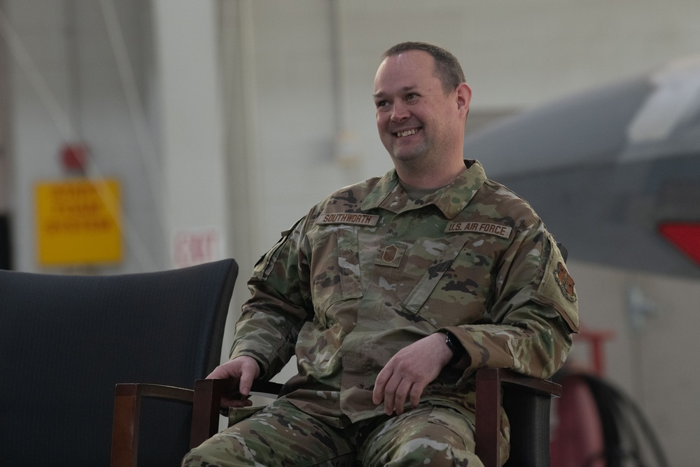 Senior Master Sgt. Southworth promotes to Chief Master Sgt.