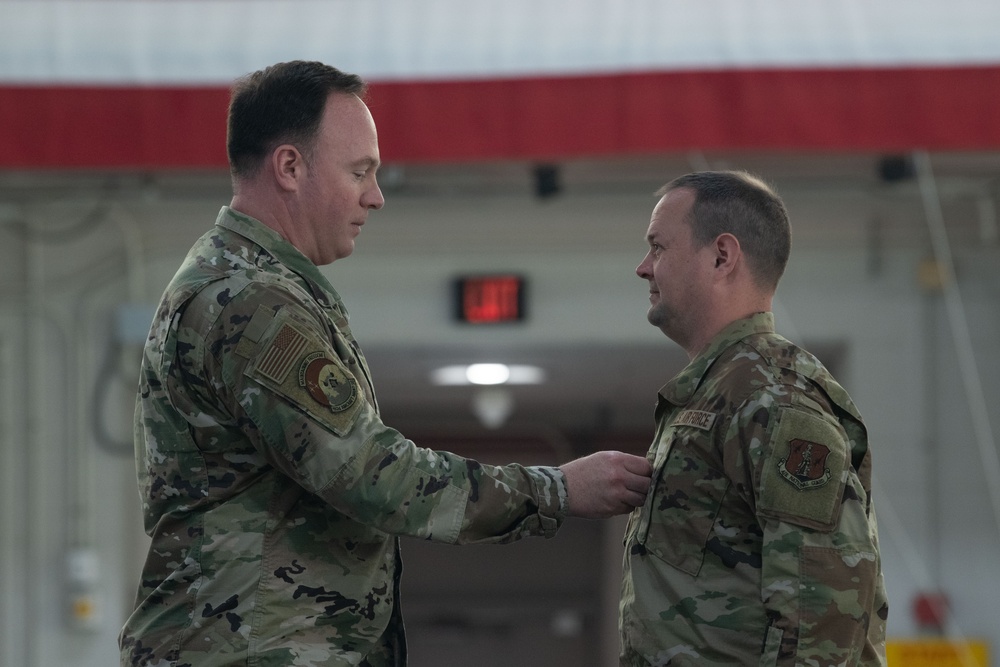 Senior Master Sgt. Southworth promotes to Chief Master Sgt.