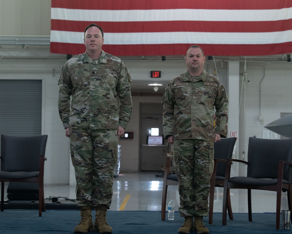 Senior Master Sgt. Southworth promotes to Chief Master Sgt.