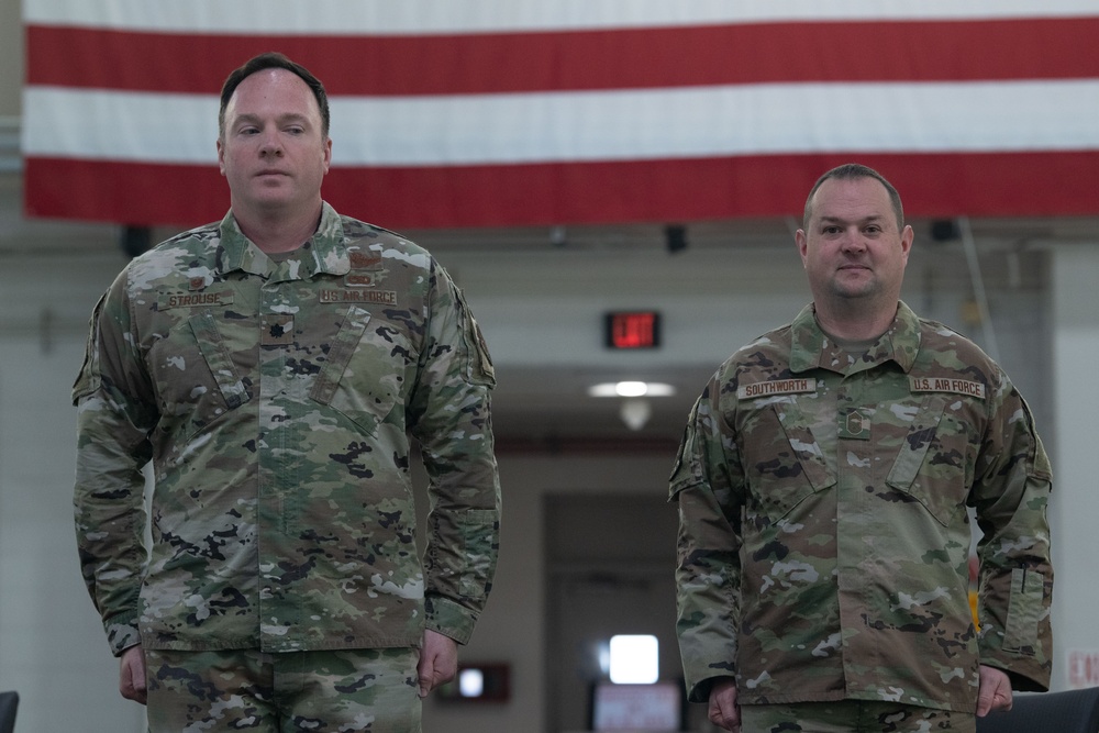 Senior Master Sgt. Southworth promotes to Chief Master Sgt.