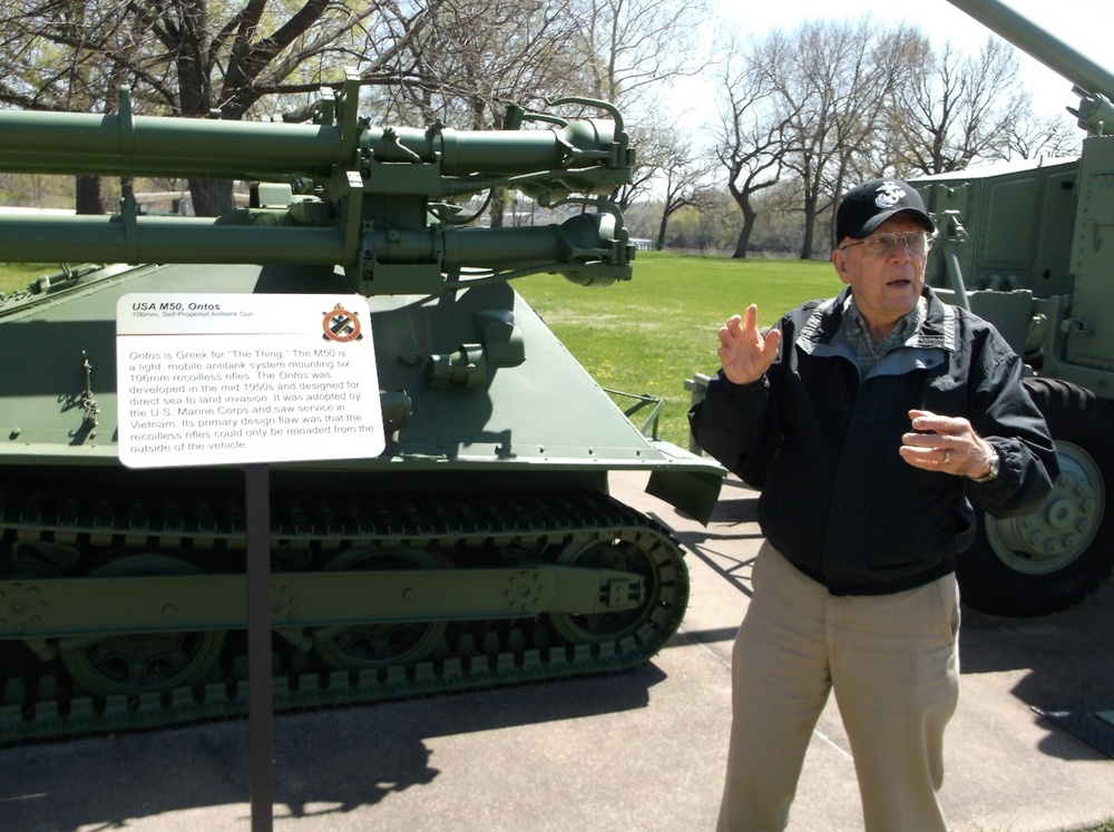 Marine recounts his experience with an atomic giant