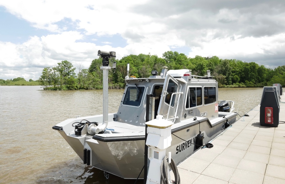 Christening Mobile District Survey Vessel “Miss Agnes”