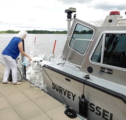 Christening Mobile District Survey Vessel “Miss Agnes”