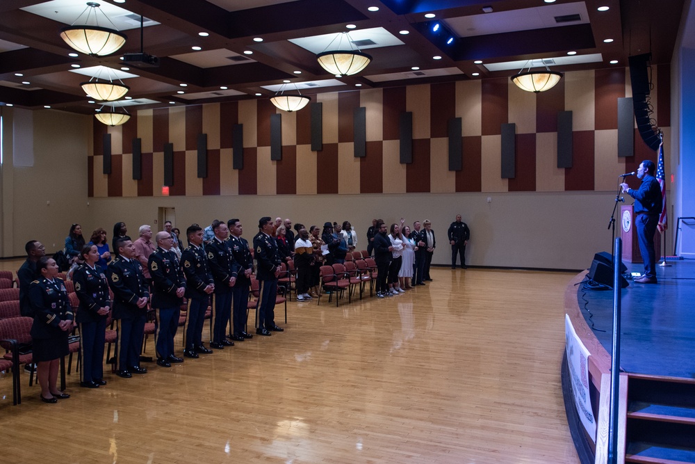 Nevada National Guard Soldiers participate in the National Day of Prayer event