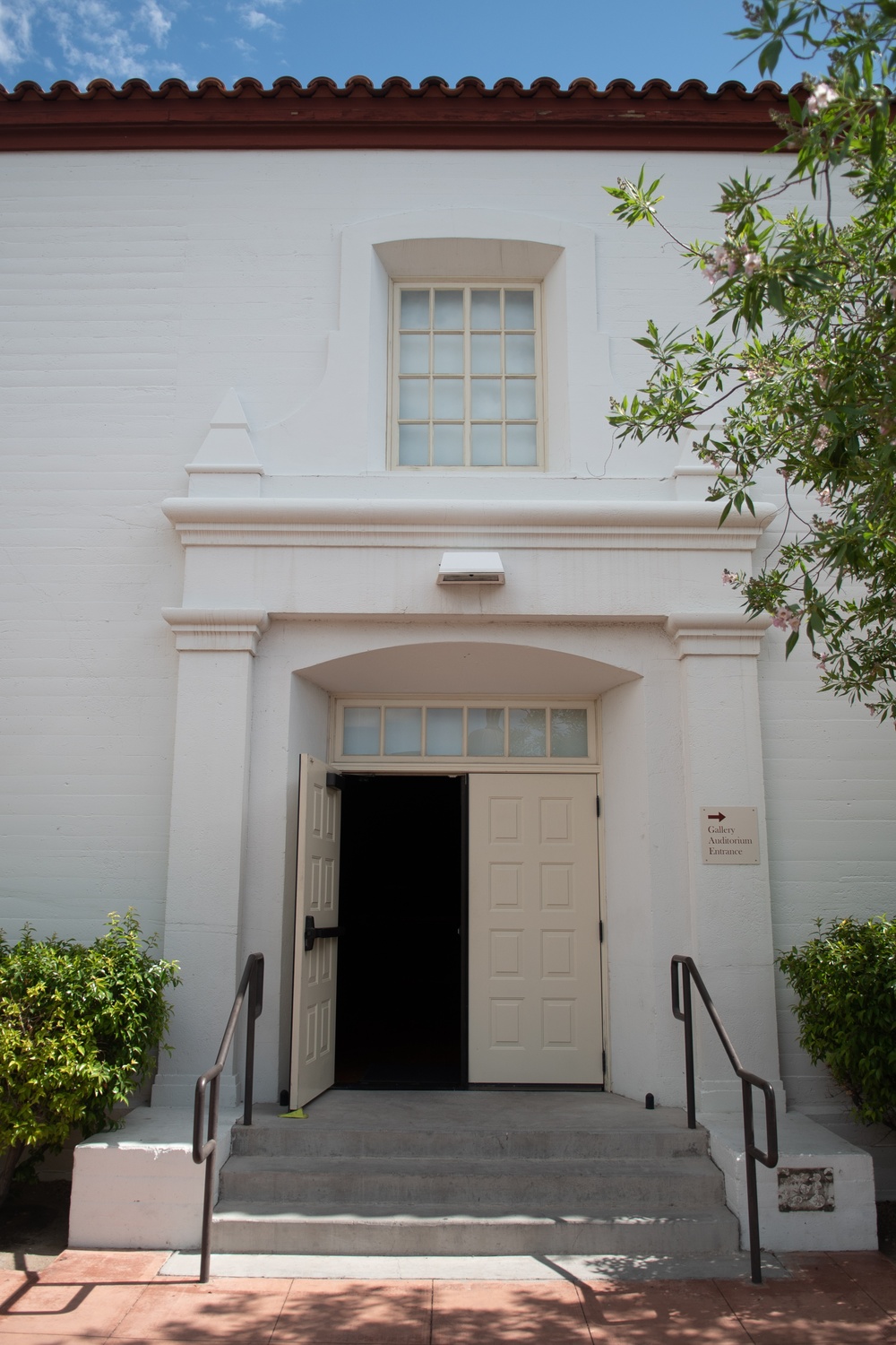 Entrance to the Historic Fifth Street School auditorium where the City of Las Vegas’ National Day of Prayer event was held