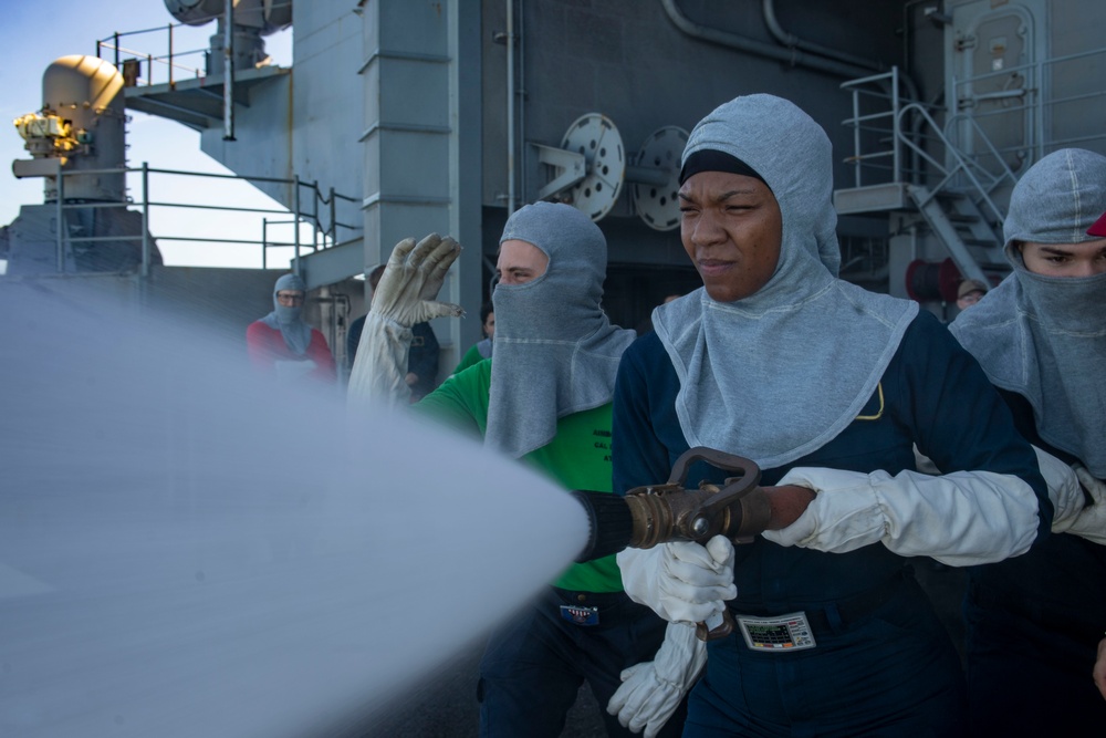 Sailors Participate in Damage Control Rodeo