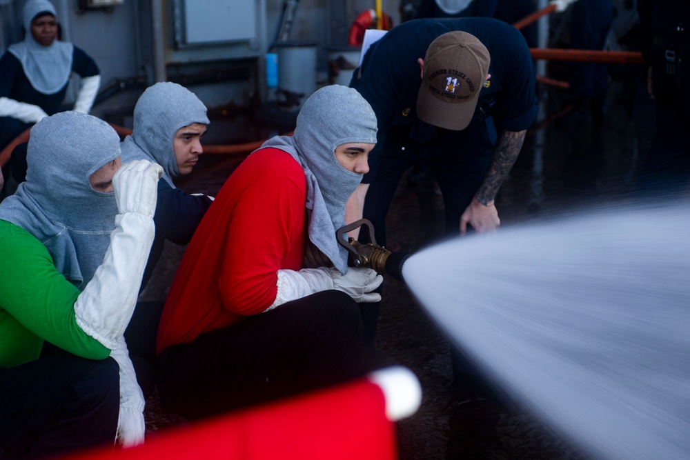 Sailors Participate in Damage Control Rodeo