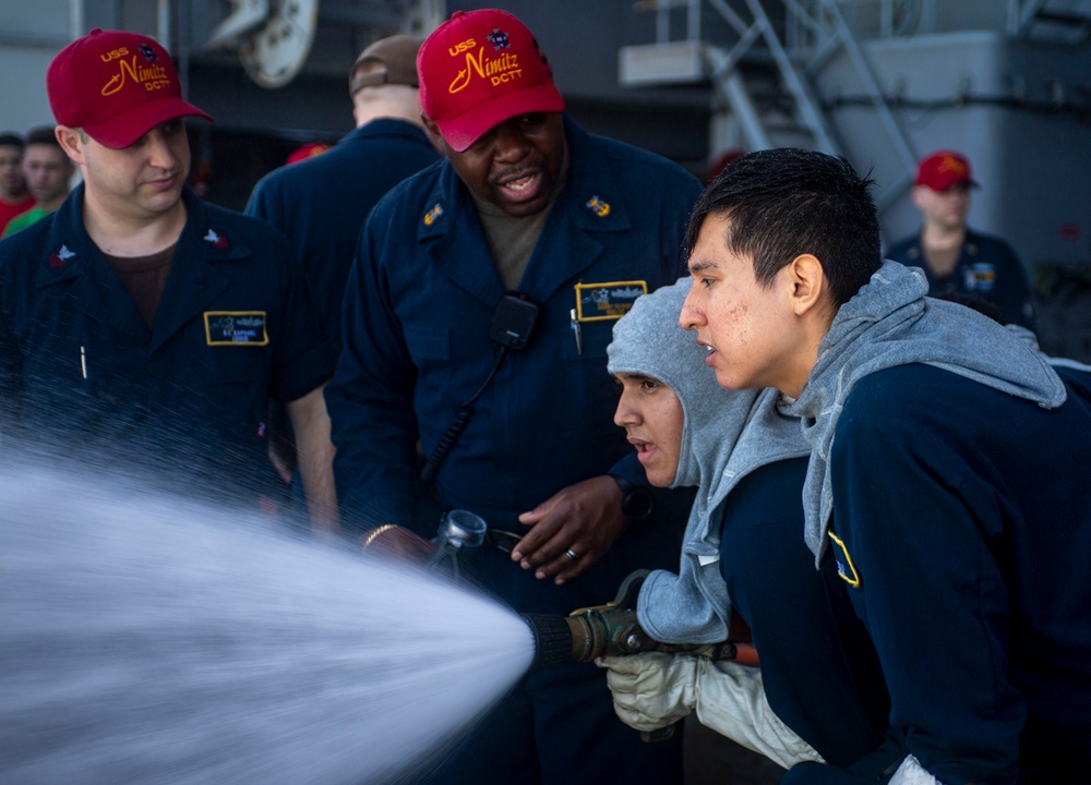 Sailors Participate in Damage Control Rodeo