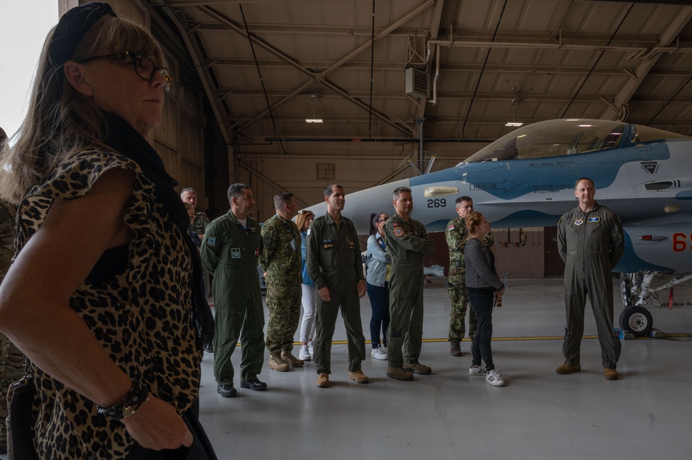 Nellis Welcomes the 2023 Spring International Air Attache Tour