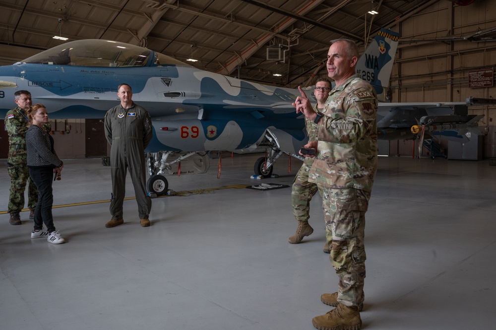 Nellis Welcomes the 2023 Spring International Air Attache Tour