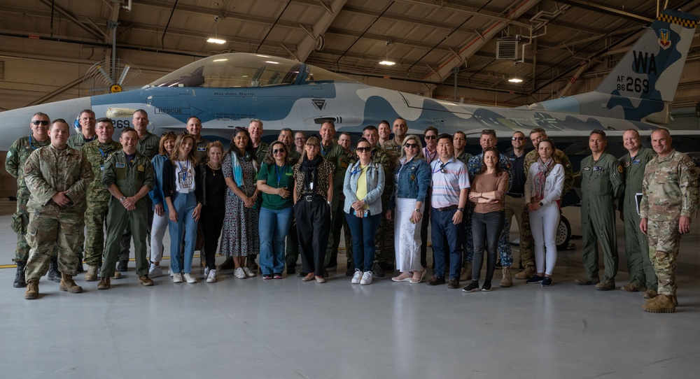 Nellis Welcomes the 2023 Spring International Air Attache Tour