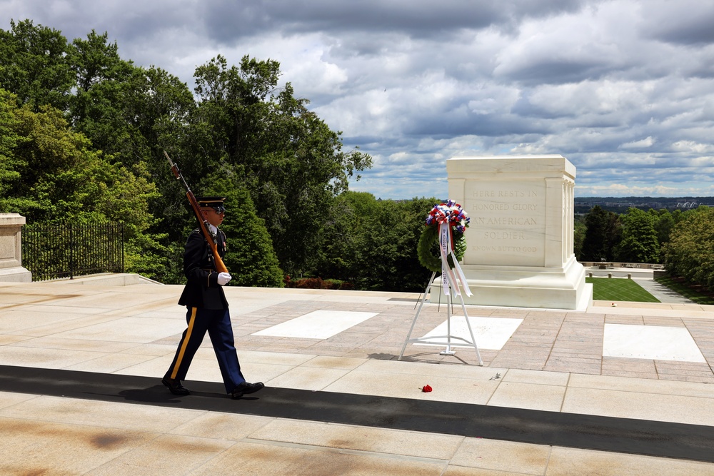 ARNG TFE Wreath Laying Ceremony at ANC 2