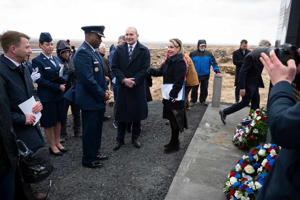 Joint Base Andrews' namesake, World War II bomber crew honored in Iceland