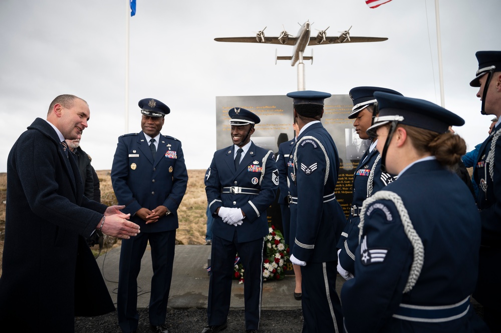 Joint Base Andrews' namesake, World War II bomber crew honored in Iceland