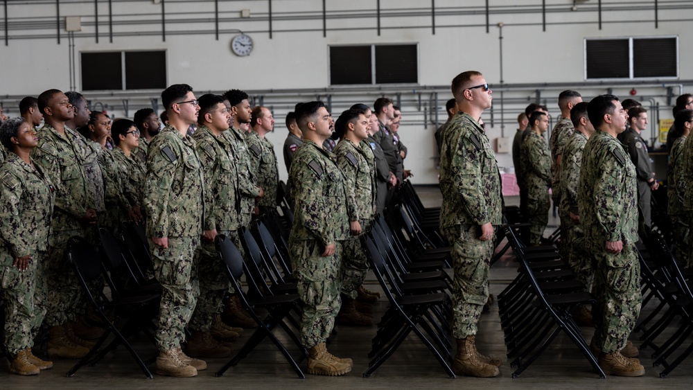 WAR EAGLES VP-16 Change of Command Ceremony