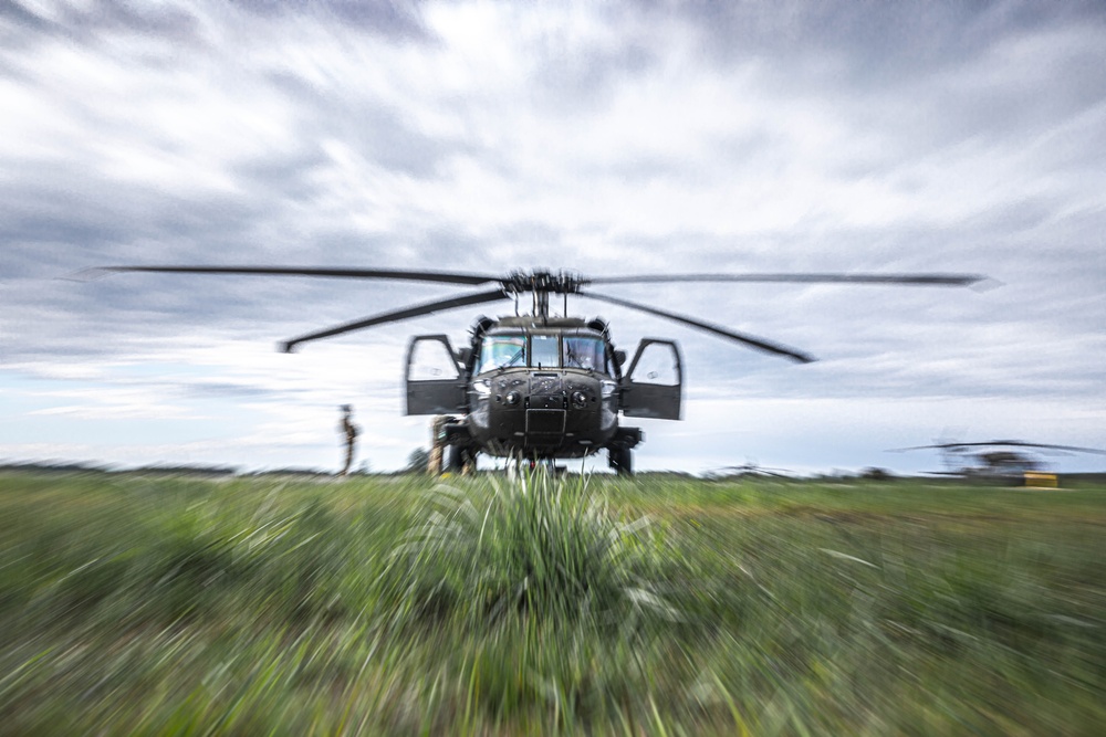 2-3 GSAB Participates in Flyover During Restoration of Latvian Independence Day