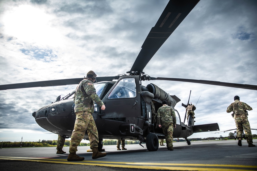 DVIDS - Images - 2-3 GSAB Participates in Flyover During Restoration of ...