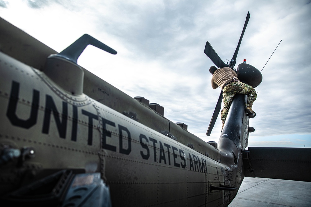 2-3 GSAB Participates in Flyover During Restoration of Latvian Independence Day