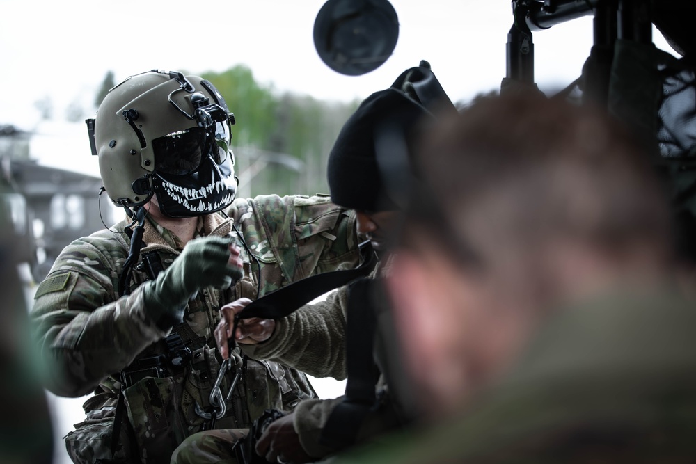 2-3 GSAB Participates in Flyover During Restoration of Latvian Independence Day