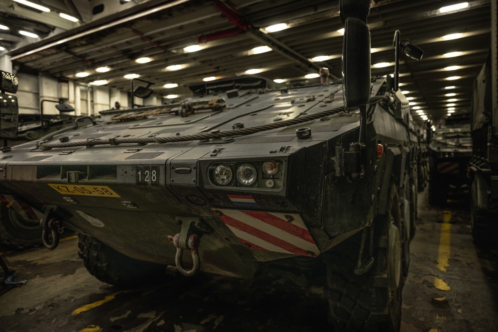 Exercise Noble Jump 23: Unloading Equipment in Cagliari