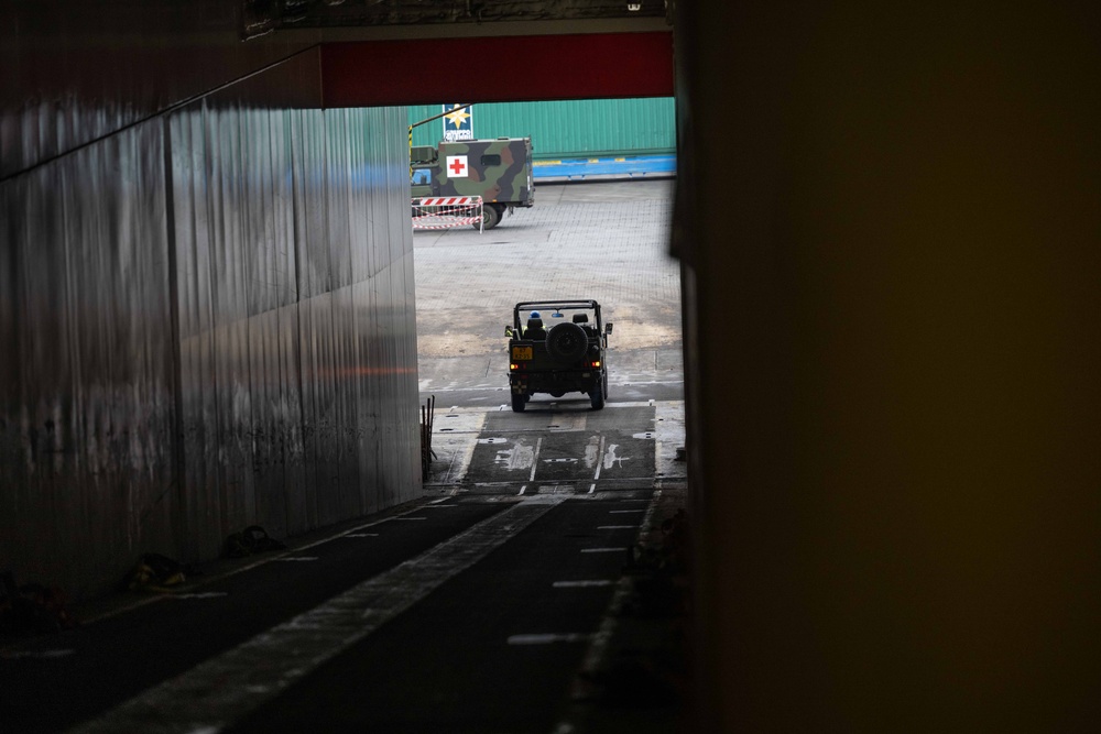 Exercise Noble Jump 23: Unloading Equipment in Cagliari