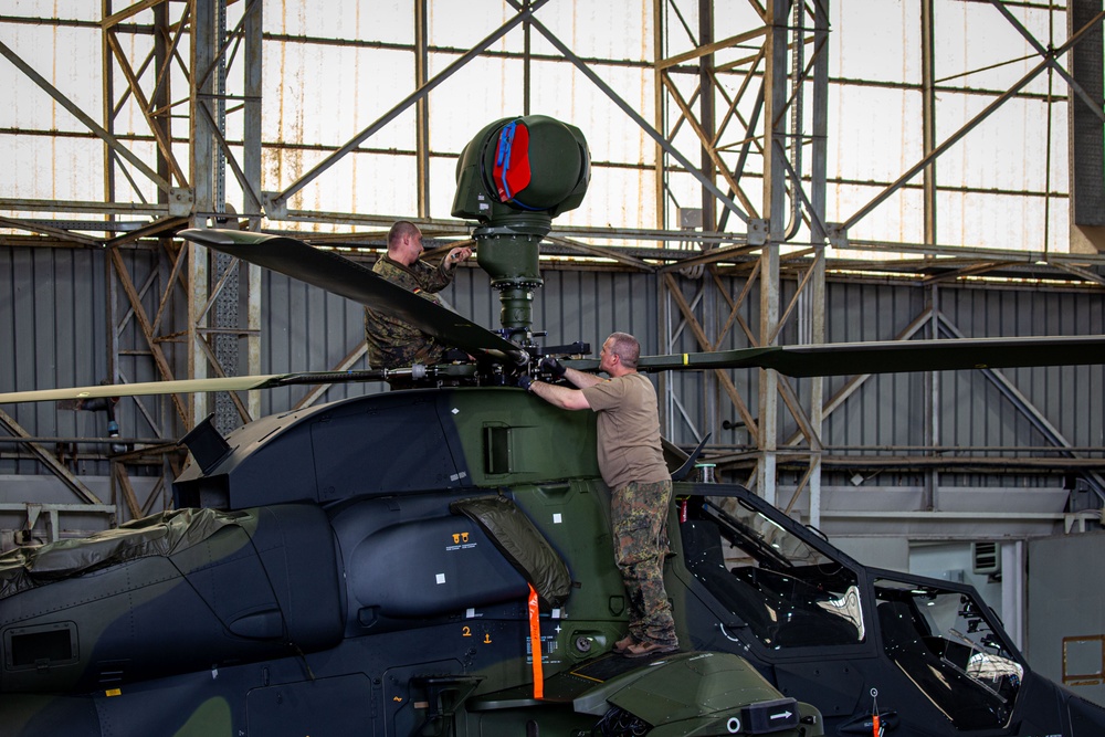 Noble Jump 23: Tiger Attack Helicopter Assembly