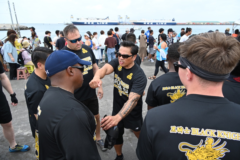 Army Black Knights Dragon Boat Team places 2nd in Naha