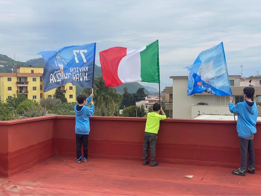 NSA Naples Personnel Celebrate Local Soccer Team’s Series Title