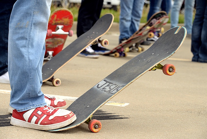 Memorial tree planted for Cody Clark at Skateboard Park