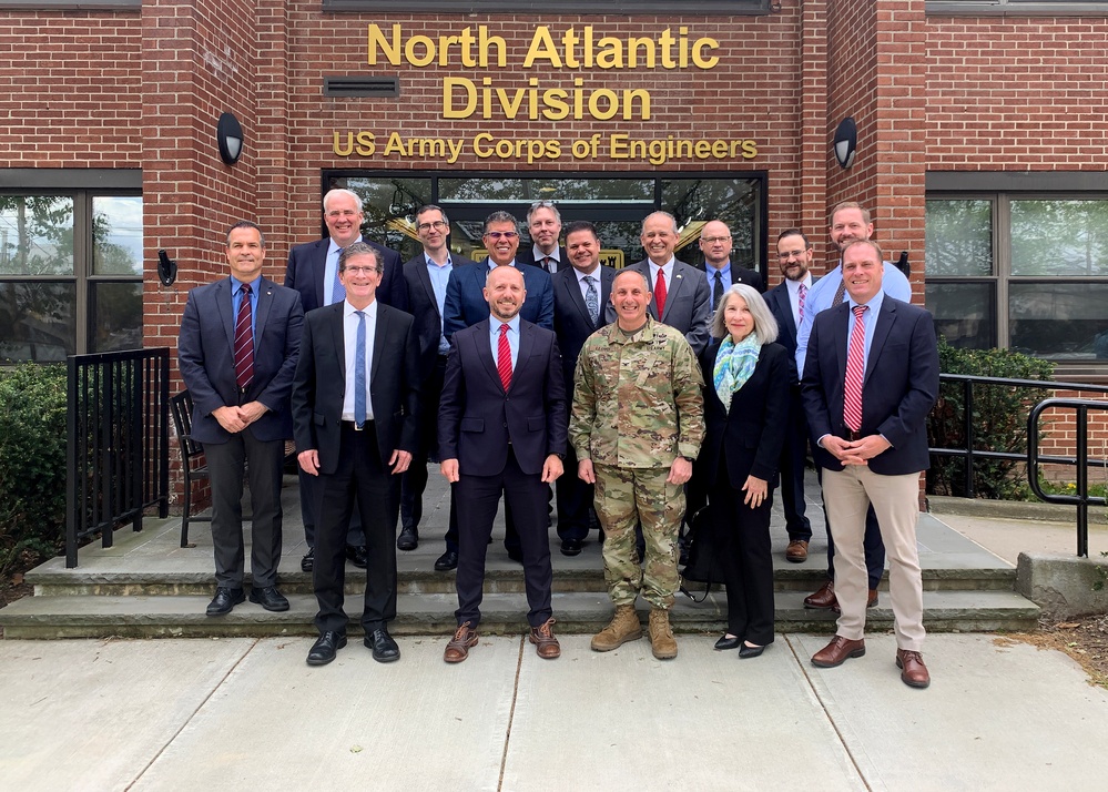 Col. John P. Lloyd and NAD members with NYDEC Commissioner Basil Seggos and his team