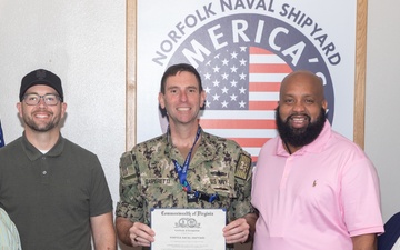 Norfolk Naval Shipyard Recognized as Leading Apprenticeship in the Region