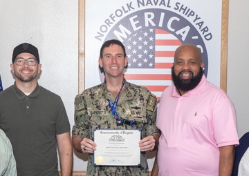 Norfolk Naval Shipyard Recognized as Leading Apprenticeship in the Region